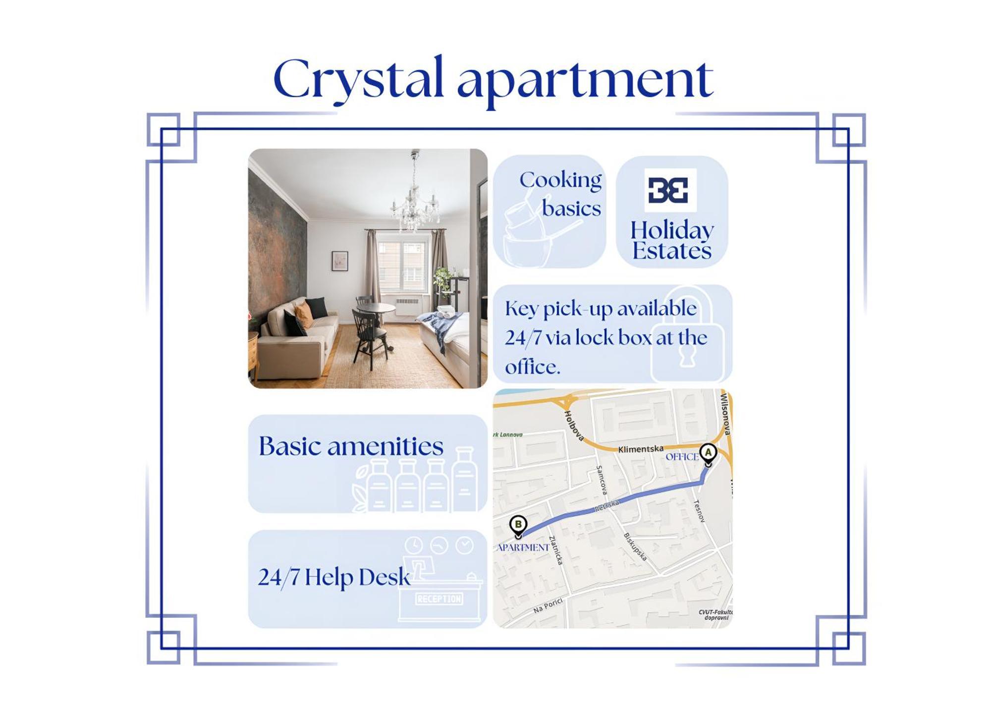 Crystal Apartment Prag Dış mekan fotoğraf